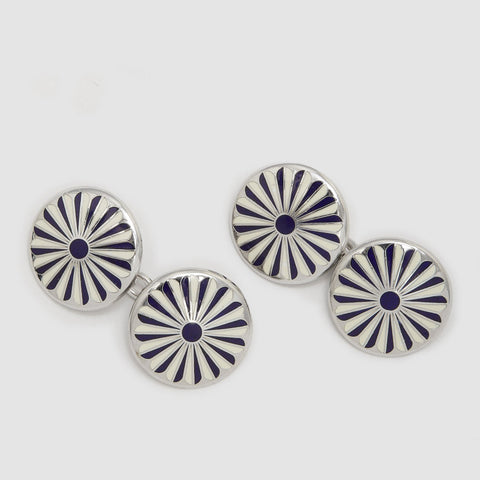 enamel cufflinks