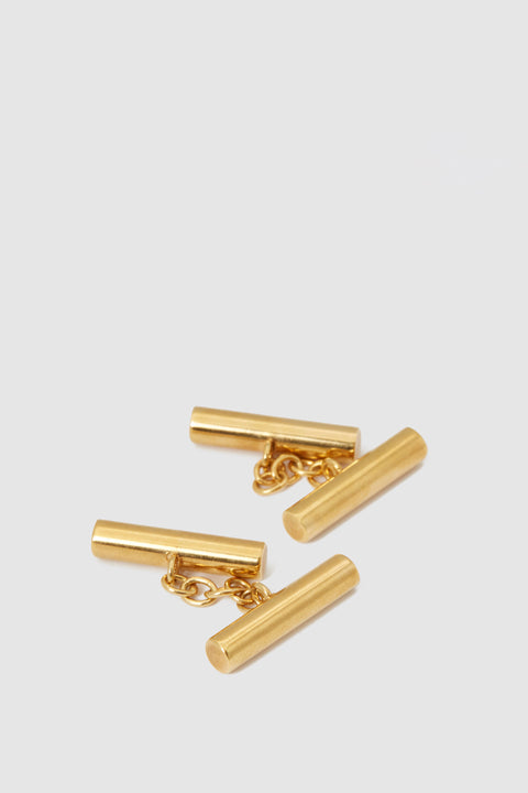 gold cufflinks