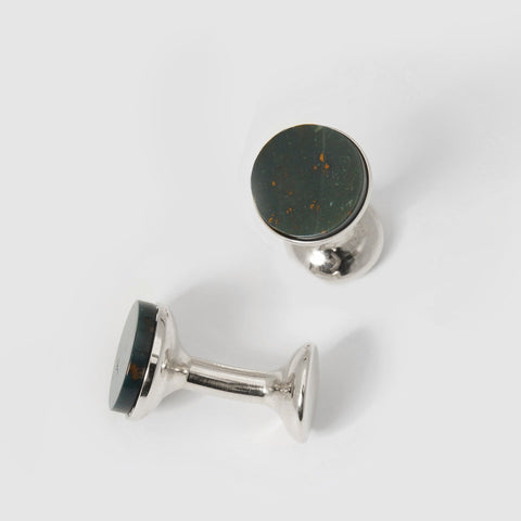 Bloodstone Bow Cufflinks