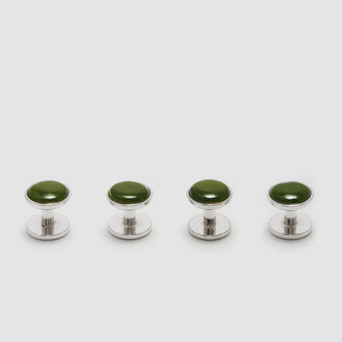 Jade Capsule Stud Set