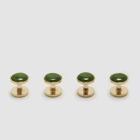 Jade Capsule Stud Set