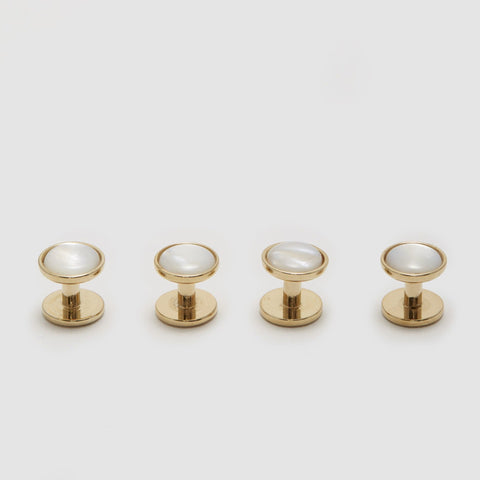 Mother of Pearl Capsule Stud Set