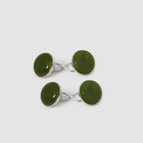 Jade Capsule Cufflinks