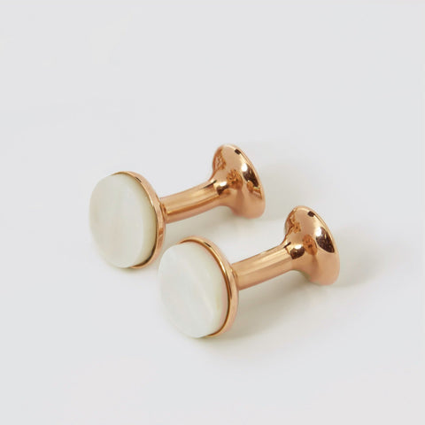 Mother of Pearl Bow Cufflinks