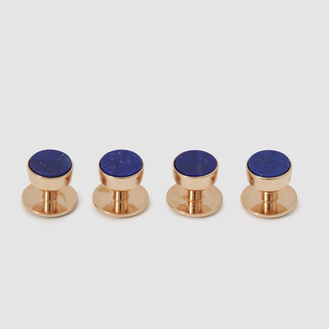 Lapis Lazuli Bow Stud Set