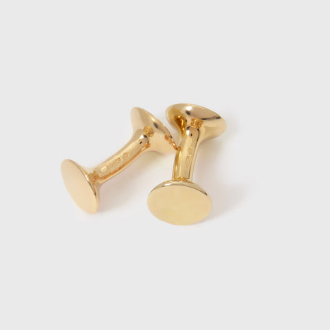 Solid Silver Bow Cufflinks