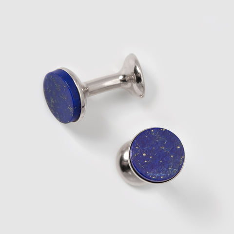 Lapis Lazuli Bow Cufflinks