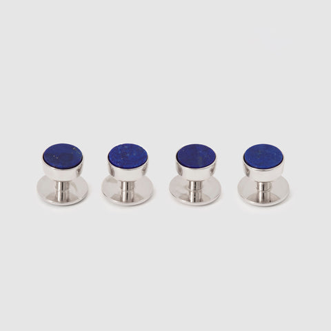 Lapis Lazuli Bow Stud Set
