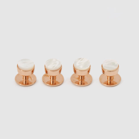 Mother of Pearl Bow Stud Set