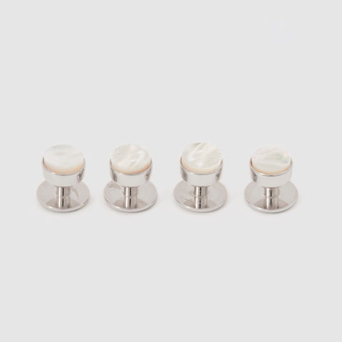 Mother of Pearl Bow Stud Set