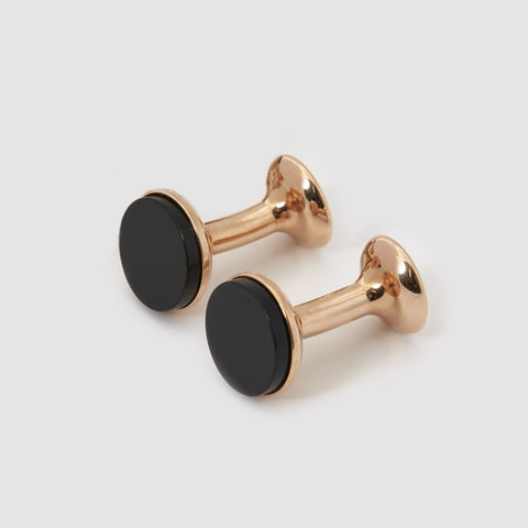 Onyx Bow Cufflinks