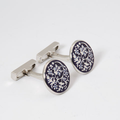 enamel cufflinks