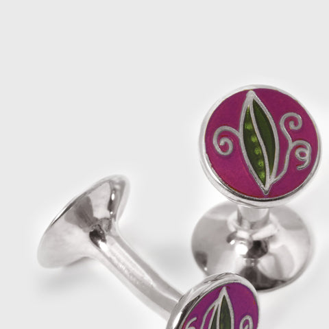 enamel cufflinks