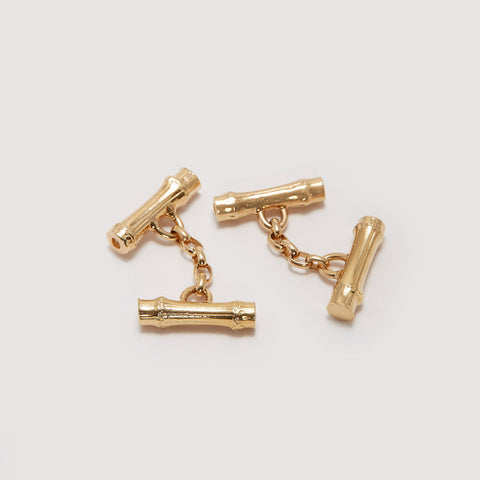 gold cufflinks