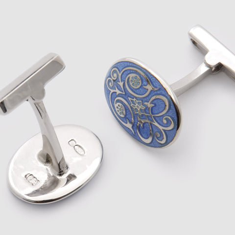 enamel cufflinks