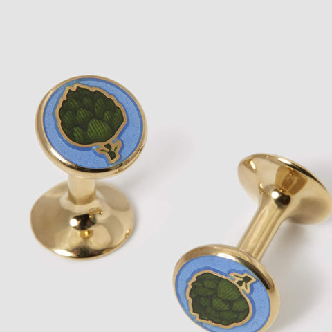 enamel cufflinks