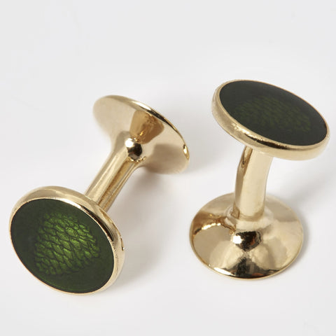 enamel cufflinks