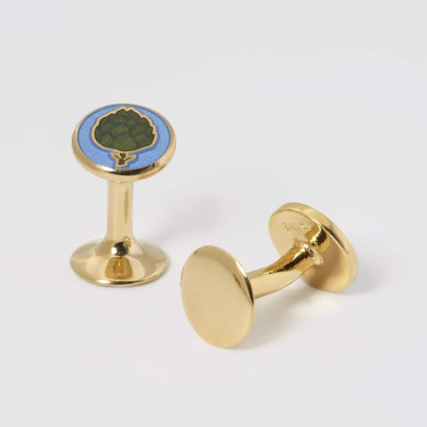 enamel cufflinks