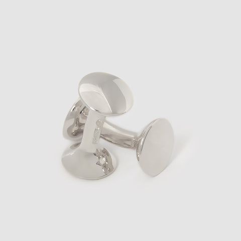 rhodium cufflinks