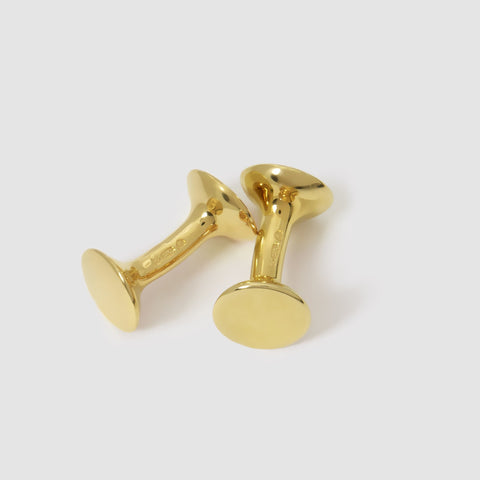 gold cufflinks