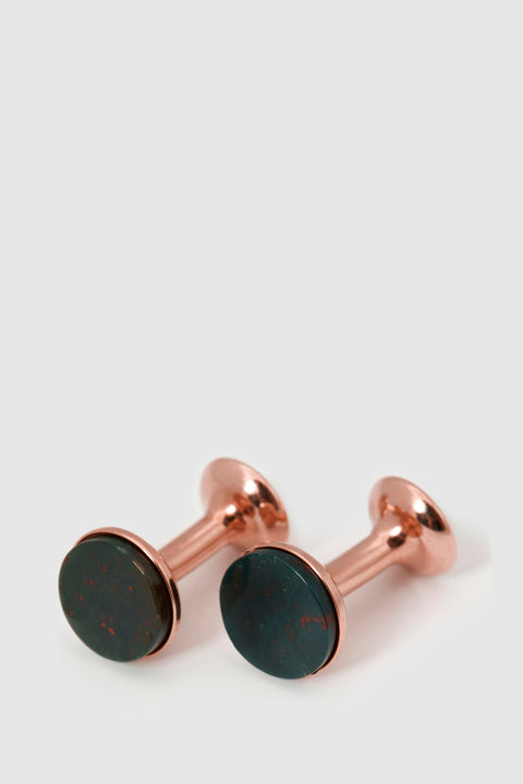 rose gold cufflinks