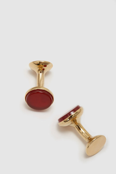 gold cufflinks