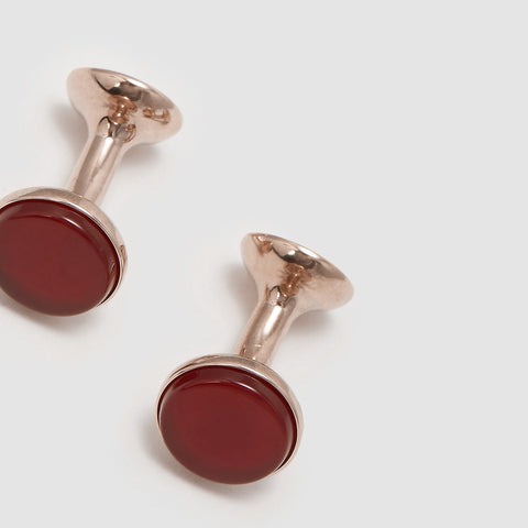 rose gold cufflinks