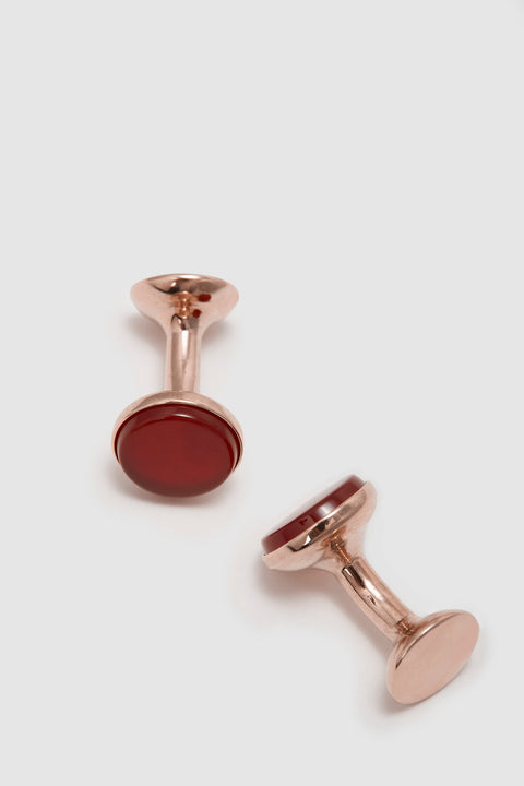 rose gold cufflinks