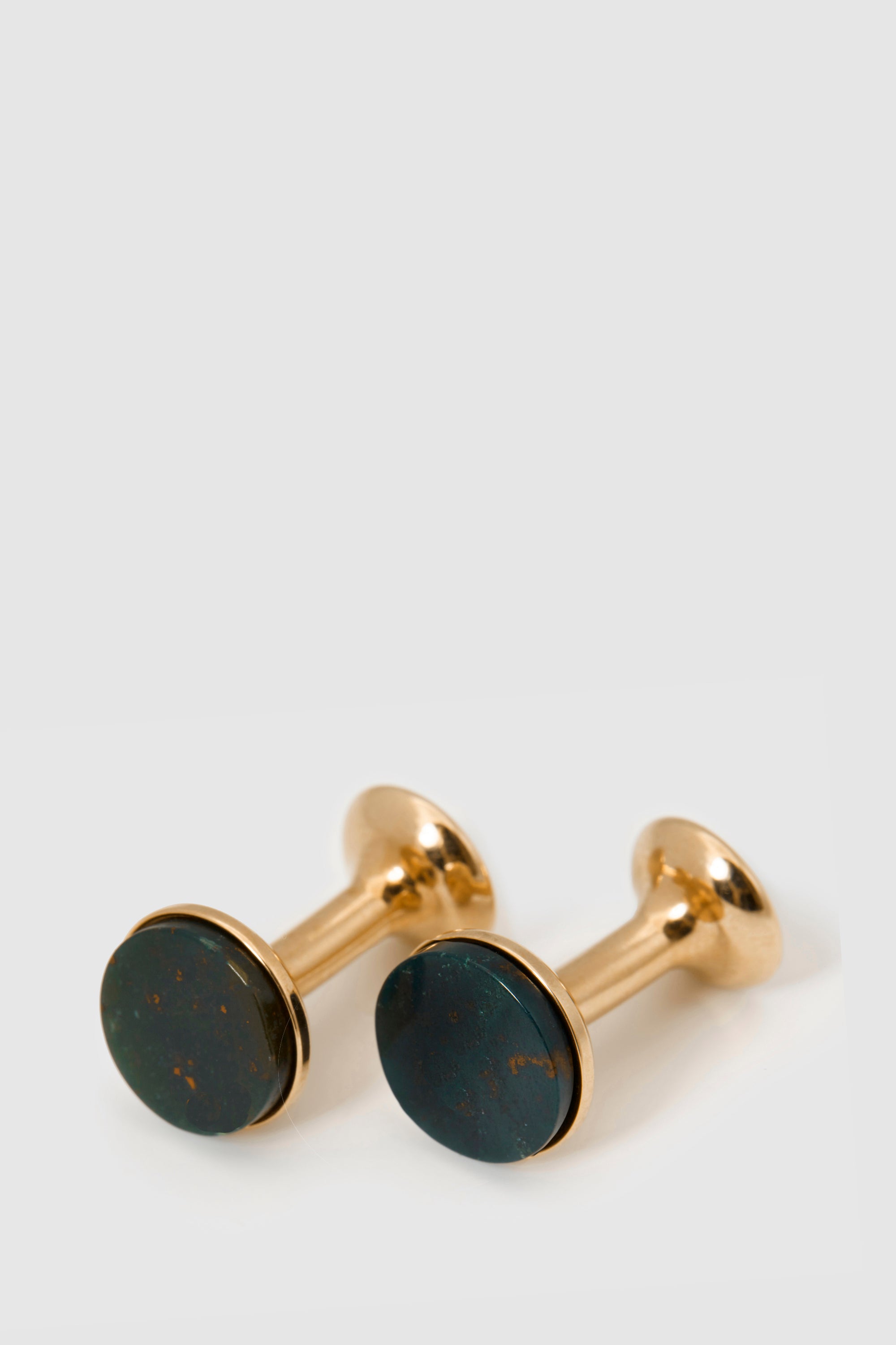Bloodstone Bow Cufflinks | 18 Carat Gold Plating | Codis Maya