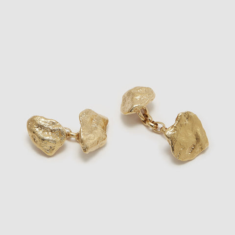 gold cufflinks