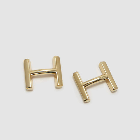 gold cufflinks