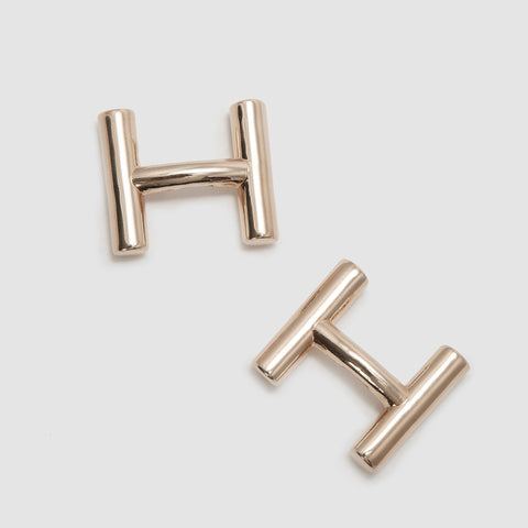 rose gold cufflinks