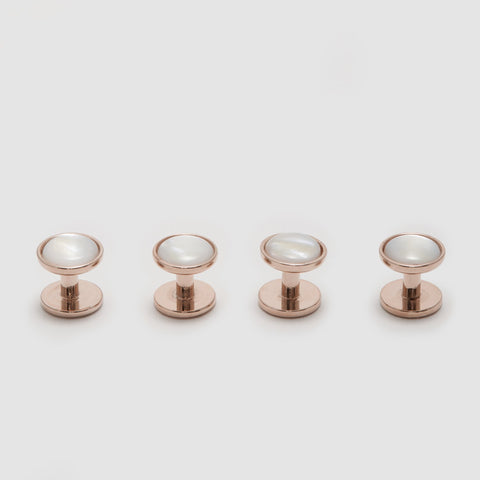 rose gold stud set