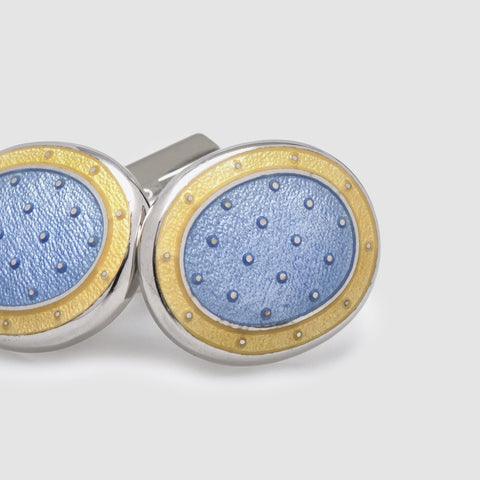 enamel cufflinks