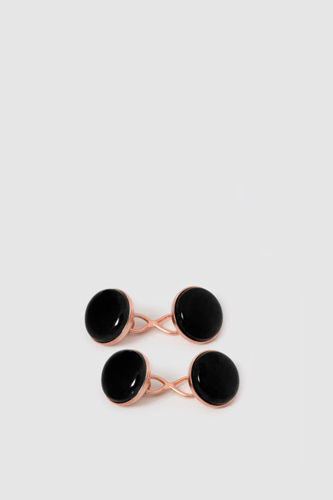 rose gold cufflinks