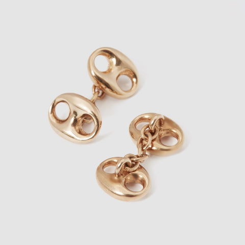 rose gold cufflinks