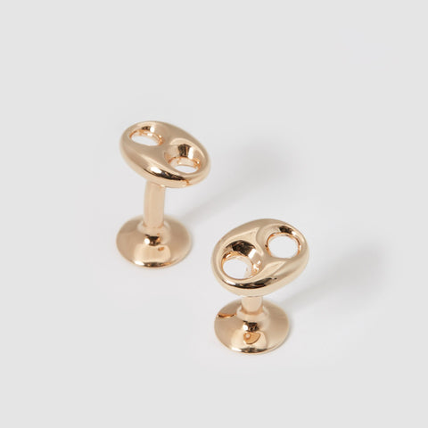 rose gold cufflinks