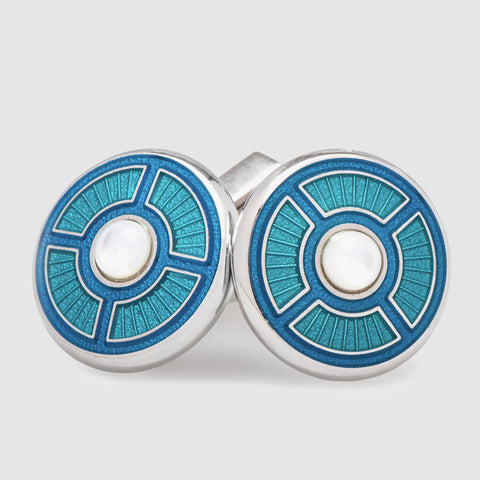 enamel cufflinks