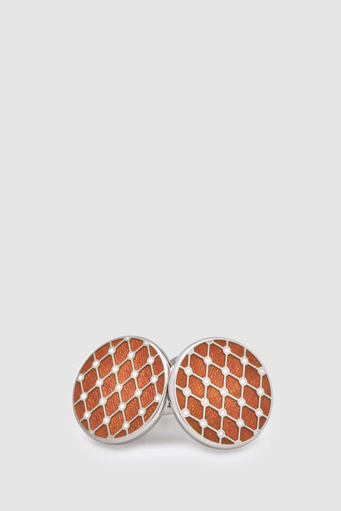 enamel cufflinks