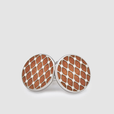 enamel cufflinks
