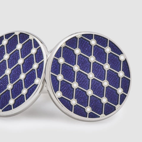 enamel cufflinks
