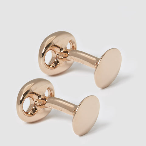 rose gold cufflinks