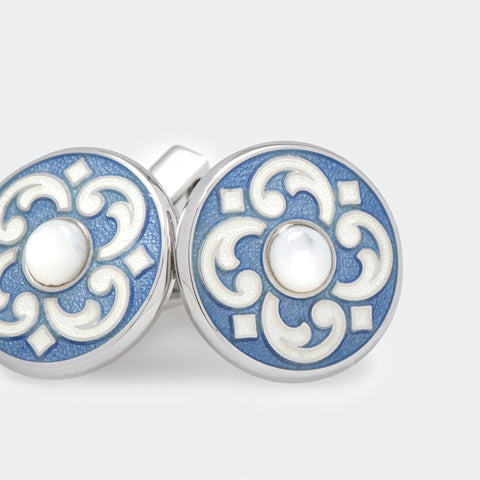 enamel cufflinks