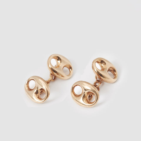 rose gold cufflinks