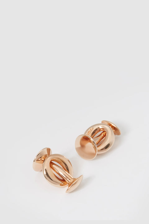 rose gold cufflinks