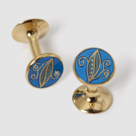 enamel cufflinks