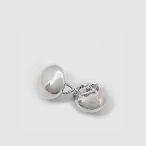 rhodium cufflinks