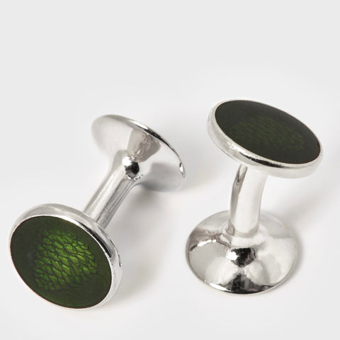 enamel cufflinks