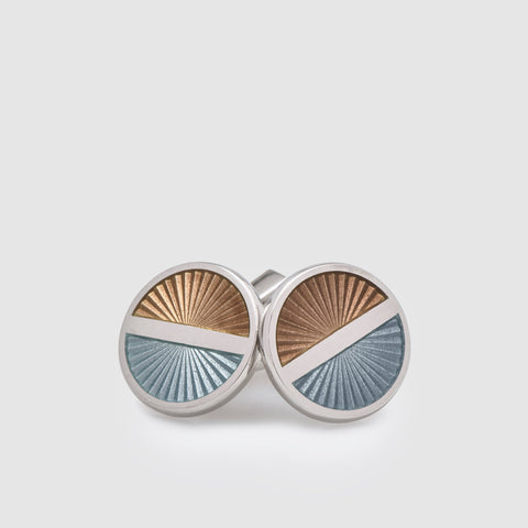 enamel cufflinks