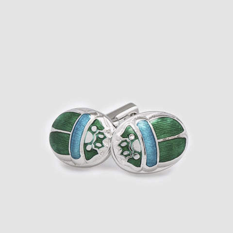 enamel cufflinks